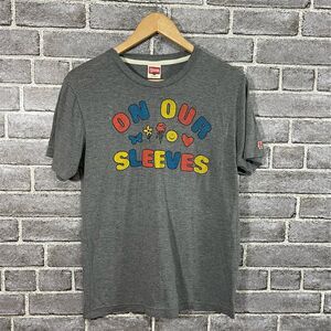 Homage Men's Multicolor Graphic T-Shirt "On Our Sleeves" Size S